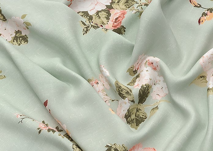 Laura Ashley Rosemore, Sage - Twist&Fit Roman Blind - Image 4